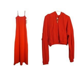 Brandon Blackwood 2 PC Set Jacket/Dress 2XL Orange